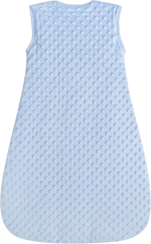 Very Warm 2.5 Tog Quilted Winter Model Baby Sleep Bag or Sack, Plush Minky Dot for Infants and Toddlers