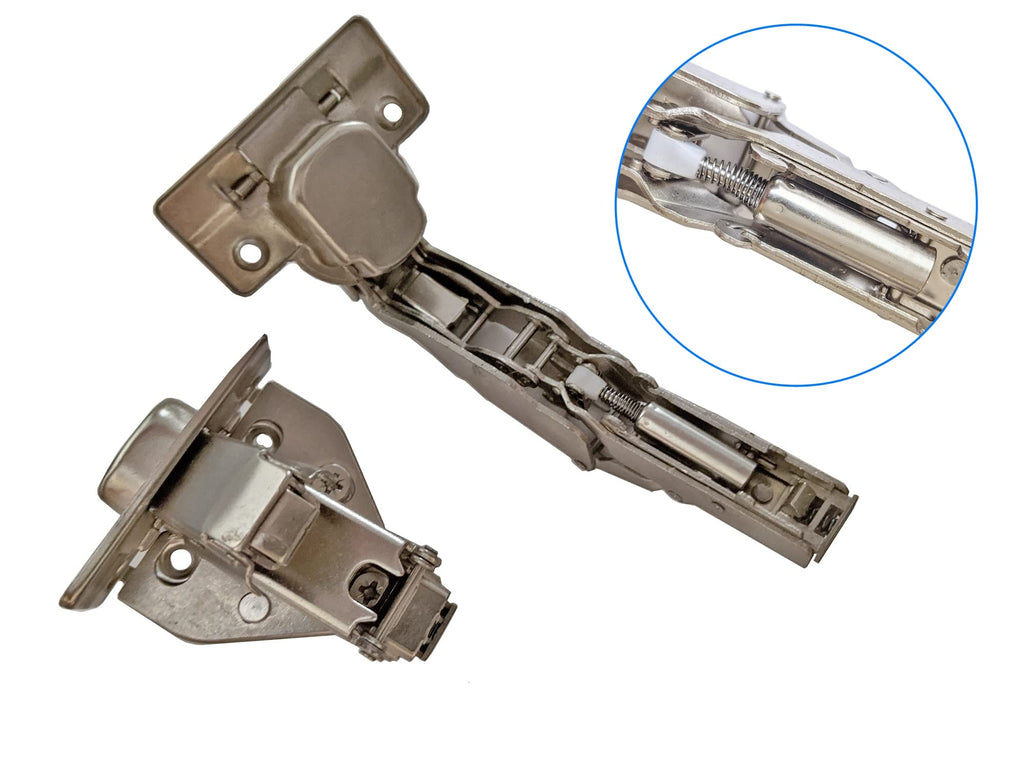165 Degree Soft Close Cabinet Hinge, Single Pack Lazy Susan Corner Cabinet Hinge for Cabinet Frame to Door