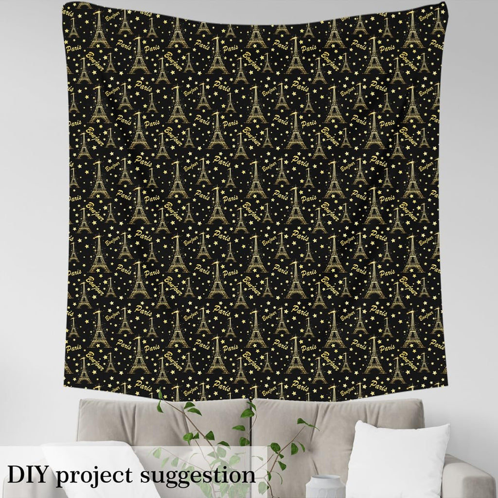 Eiffel Tower Upholstery Fabric Soft 2 Yards