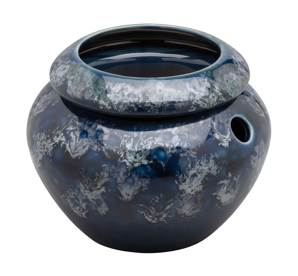 Blue 3.75" Opening Urn Shaped Self Watering Planter
