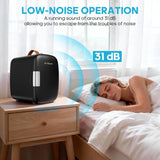 Mini Fridge for Bedroom, 4L Compact Personal Fridge Cooler For Skincare, Drinks, And Snacks, Fits 6 Cans, Mini
