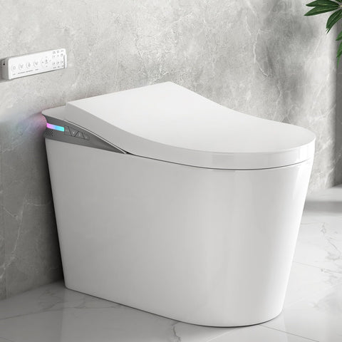 Eridanus One Piece Smart Toilet with Bidet Built in, Electric Bidets with Warm Water Sprayer and Air Dryer