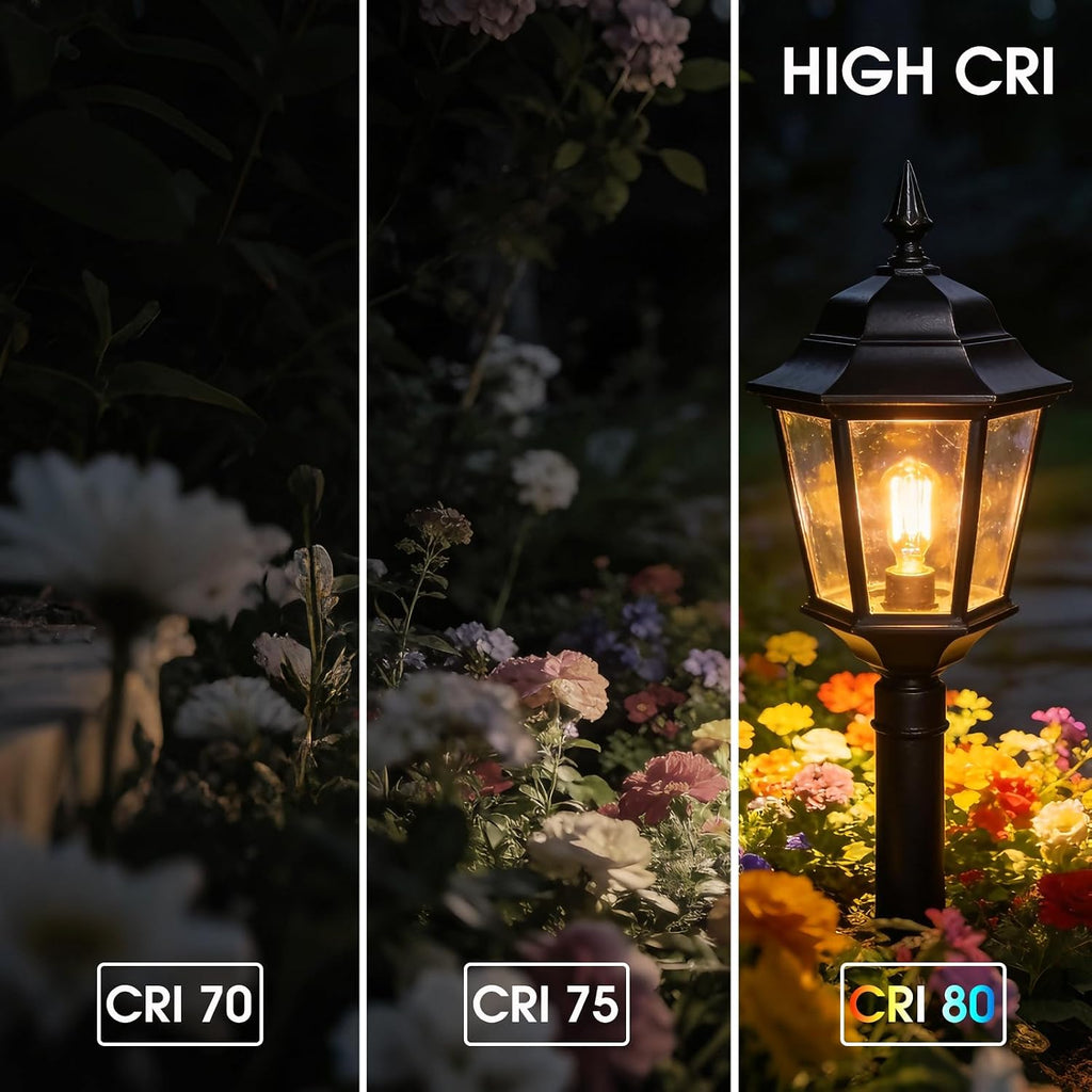 Energetic 2 Pack 2200K Dusk to Dawn Outdoor Sensor ST19 LED Light Bulb