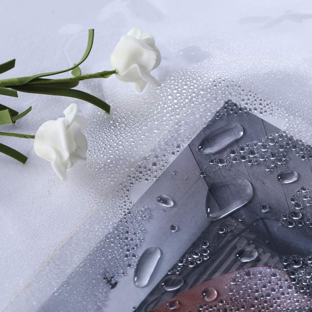 54x74 Inch Stall Shower Curtain Liner, Heavy Duty Clear PEVA Plastic Bath Shower Curtain Liner with 3 Bottom Magnets