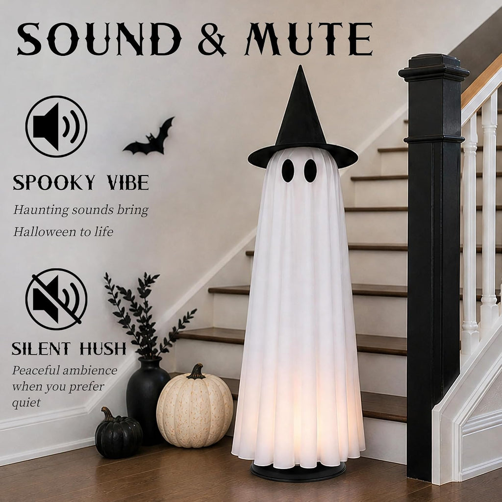 Halloween Decoration Indoor 46.5" Lighted Animated Floating Ghost