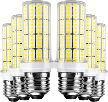 Led Light Bulb 6pcs 200w Equivalent 2500 Lumen 5000k Cool Daylight White 20w Super Bright Led Bulb E26/E27 Base