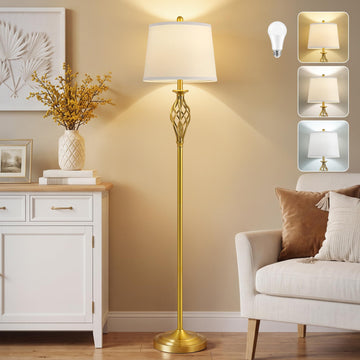 Floor Lamps - 62" Farmhouse Vintage Standing Lamp