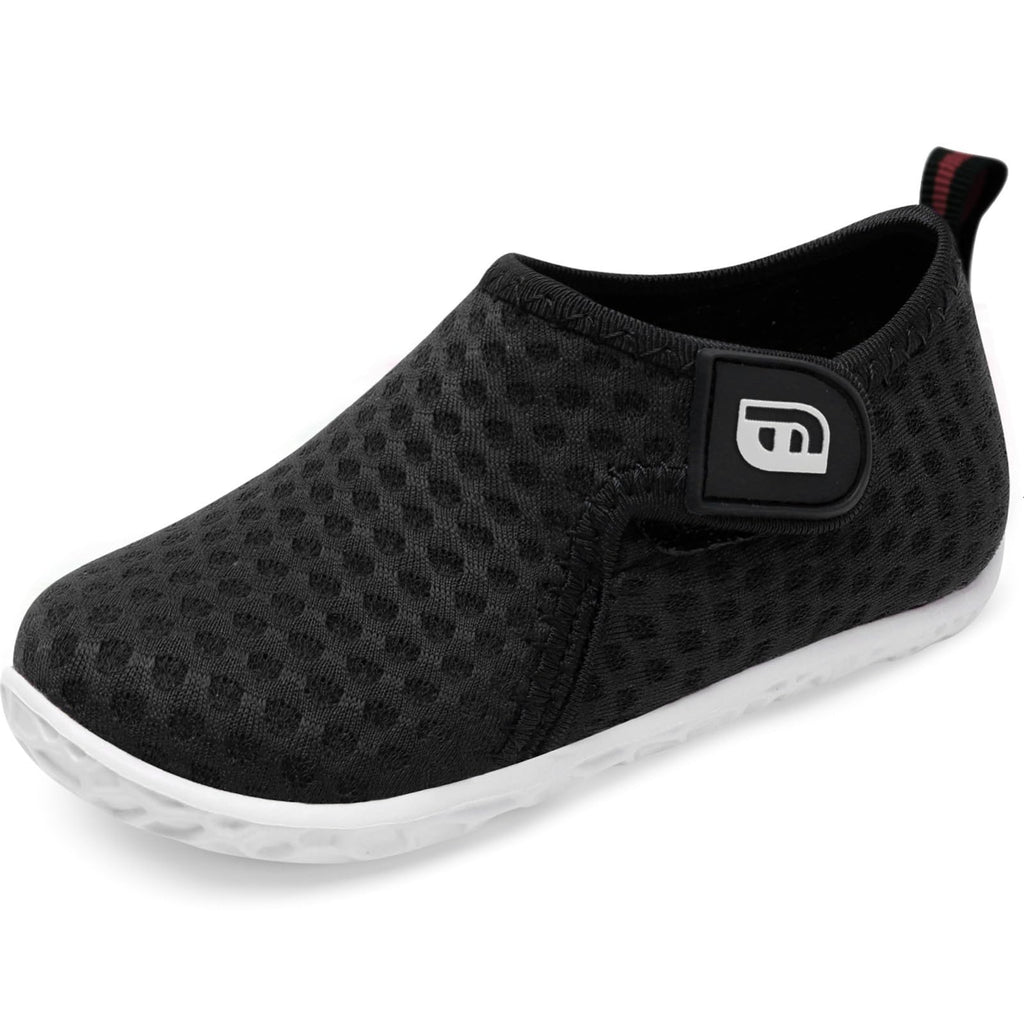 Boys Girls Barefoot Swim Water Shoes Beach Walking Sandals Athletic Sneakers Black Infant
