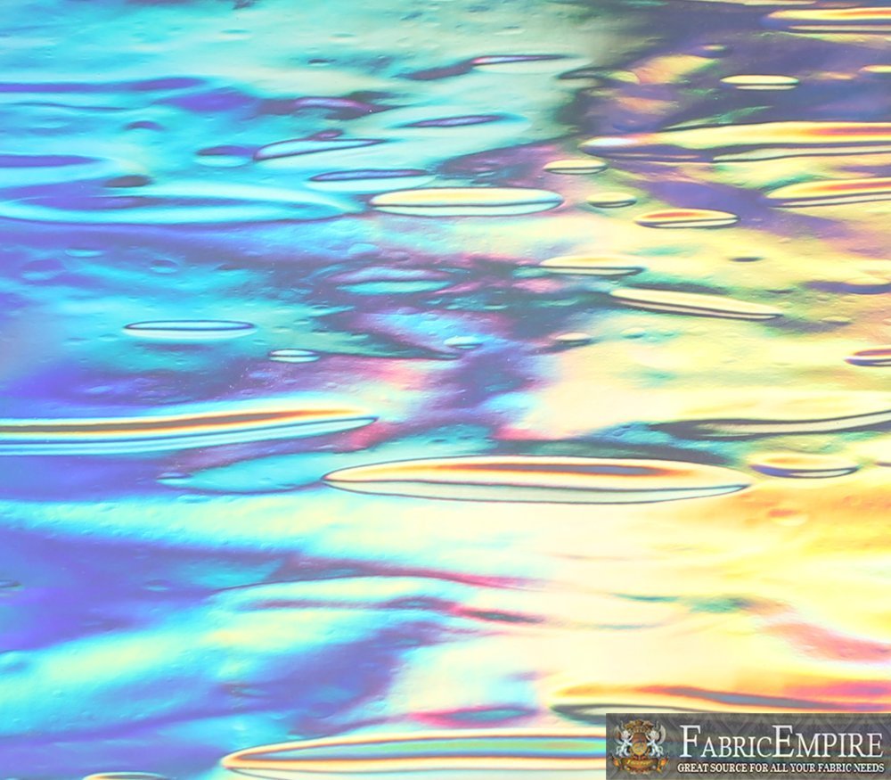 Vinyl Upholstery Plain Holographic Mirror Glossy Fabric 54" Wide Sold By The Yard
