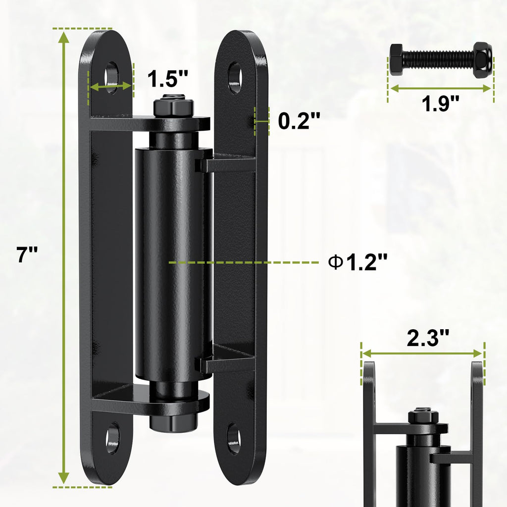 Heavy Duty Gate Hinger 7" Silent Bearing Gate Hinges