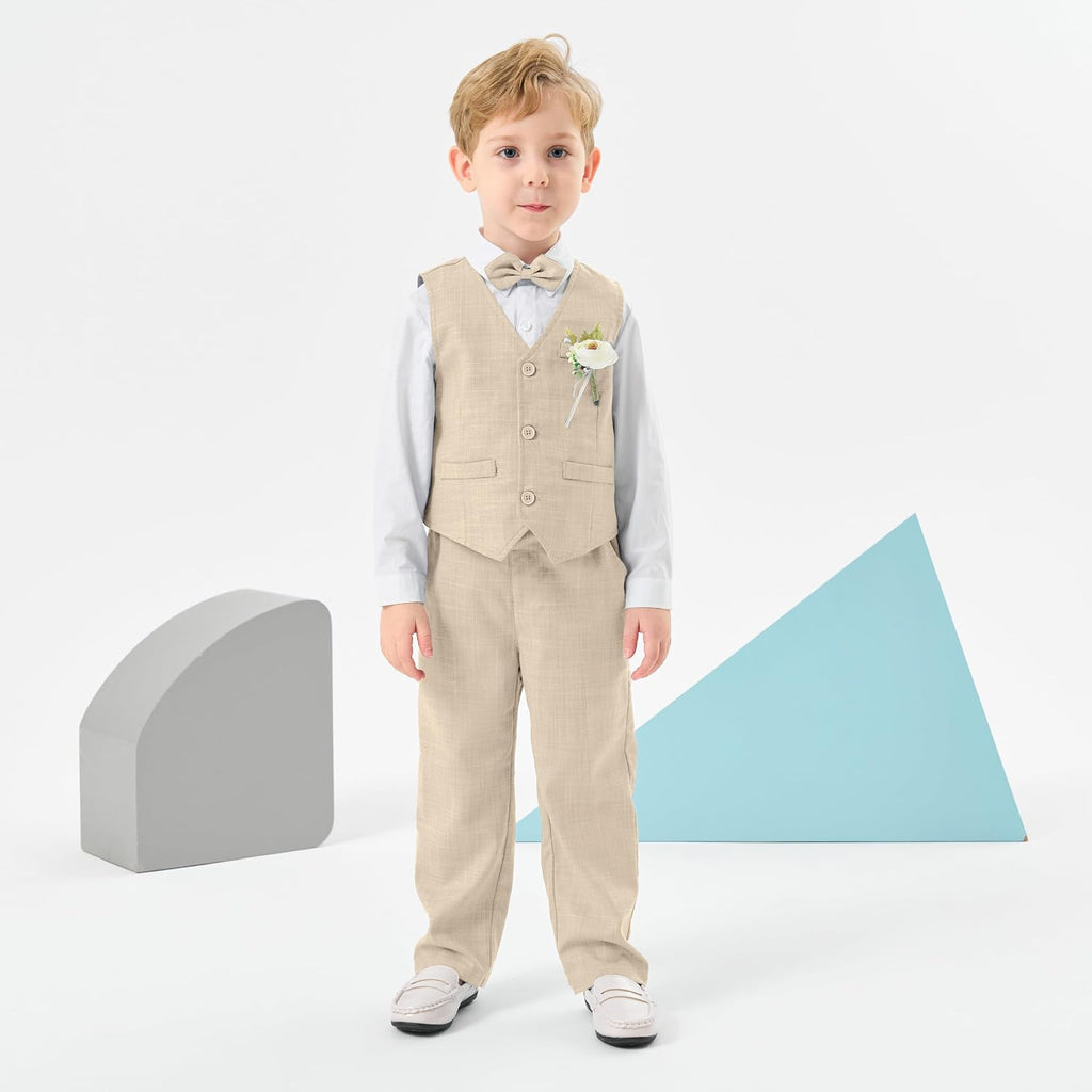 Boys Suit Formal Wedding Guest Dress Clothes