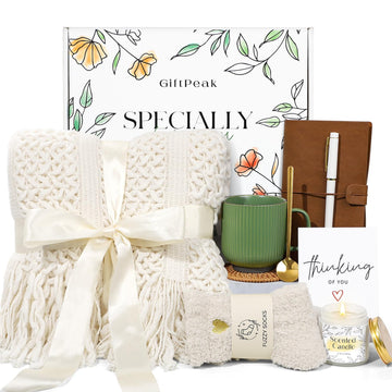 Get Well Soon Gifts for Women, Sympathy Gift Baskets, Thinking of You Care Package, Sending Hugs Box, After Surgery