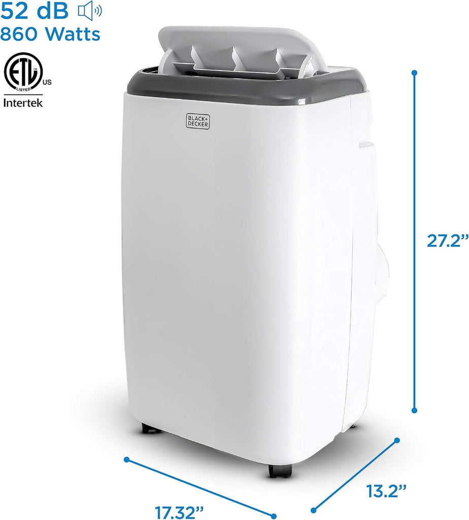 Portable Air Conditioner, 8,000 BTU (5,000 BTU SACC) for Rooms Up To 350 Sq. Ft.