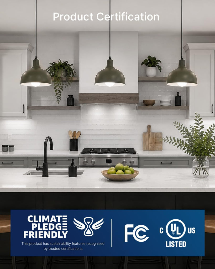 G25 LED Globe Bulb, 100W Equivalent 11W 1100 Lumen, 5000K Daylight, White Coated Glass for Soft Even Light, Dimmable