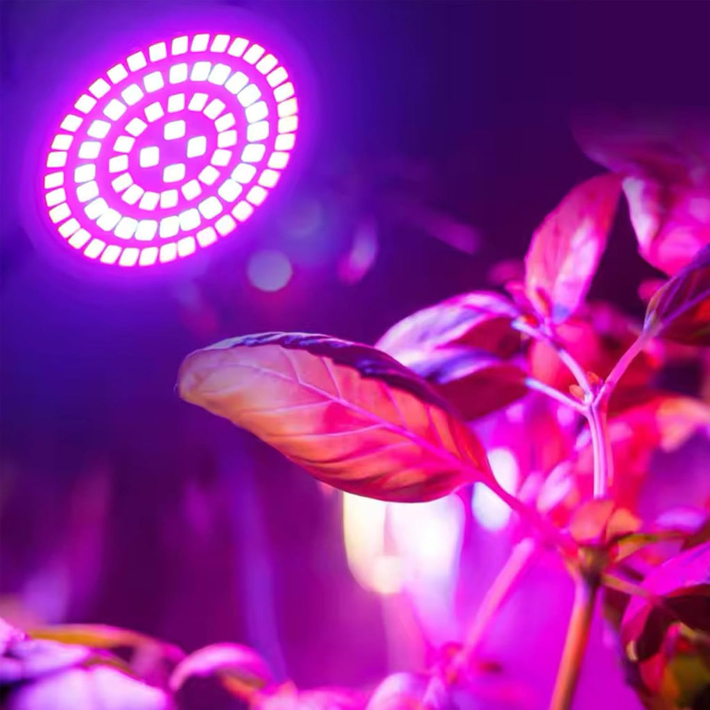 Grow Bulb E27, Full Spectrum LED Grow Light, 80LED,4 Pack