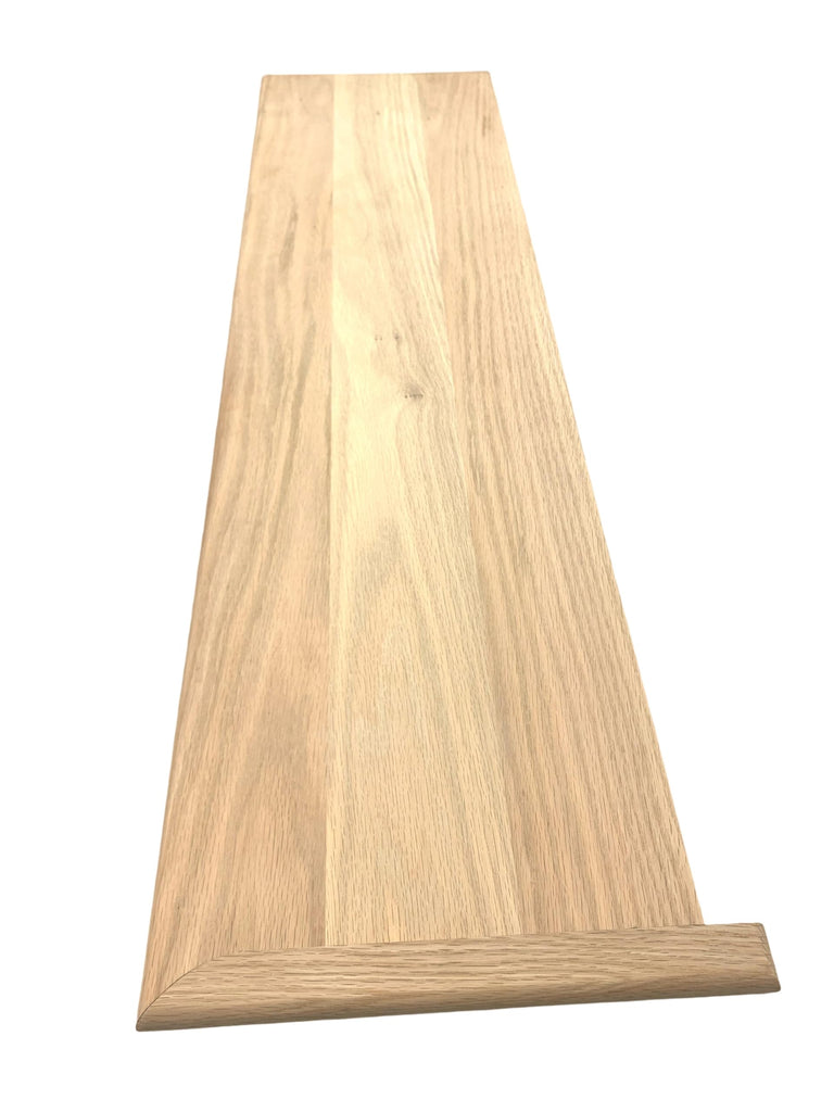 Stair Treads with Return (Red Oak, 42" X 11-1/2" X 1")