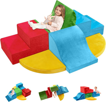 Piece Toddler Climbing Toys Indoor,Baby Climbing Blocks(Assorted)