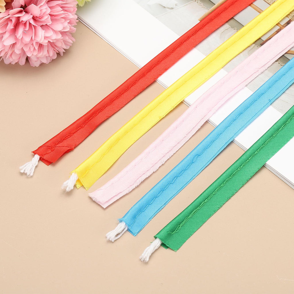 Piping Bias Tape 1/2" 5.5yd Piping Cord Trim with Cotton Core