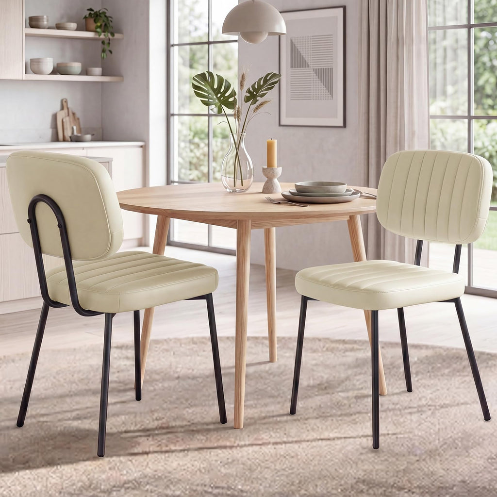 Set of 2, Mid Century Modern Kitchen Chairs