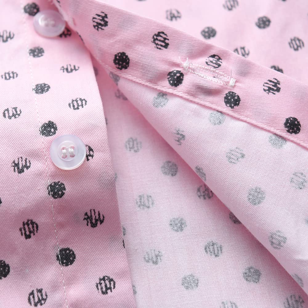Summer Brother and Sister Matching Outfits Toddler Boys Gentleman Suits Infant Girls Dresses(Pink-boy, 100/ )