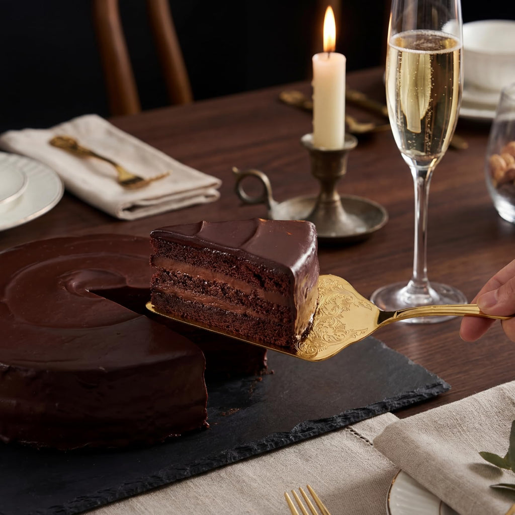 Wedding Cake Cutting Set, Stainless Steel Cake Knife and Server