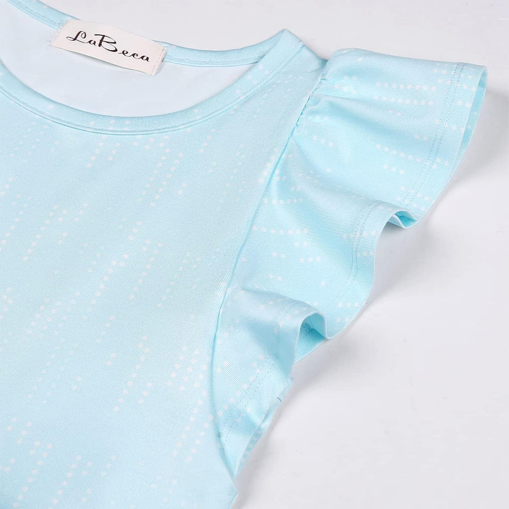 Girls Unicorn Mermaid Twirly Casual Dress for Kids