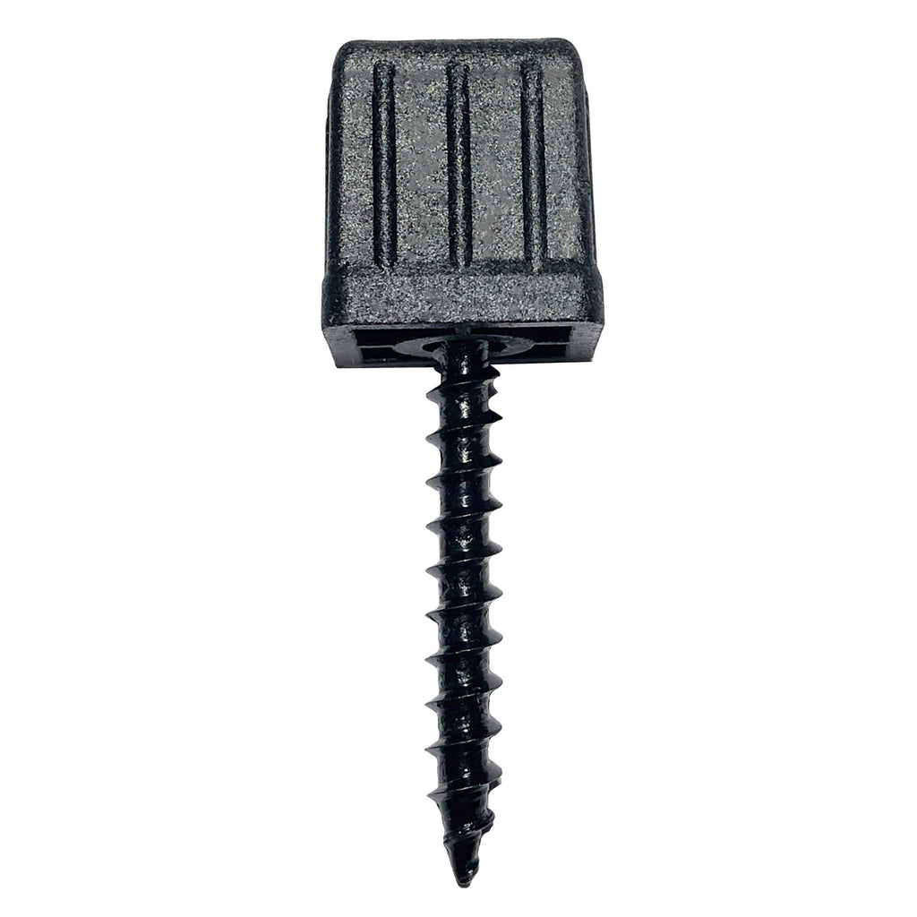 3/4" Anti-UV Square Baluster Connectors, Black, 100-Pack