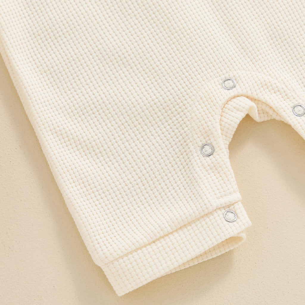 Newborn Baby Boy Girl Clothes Button Solid Short Sleeve Romper Jumpsuit Basic One Piece Outfits Baby Neutral Clothing