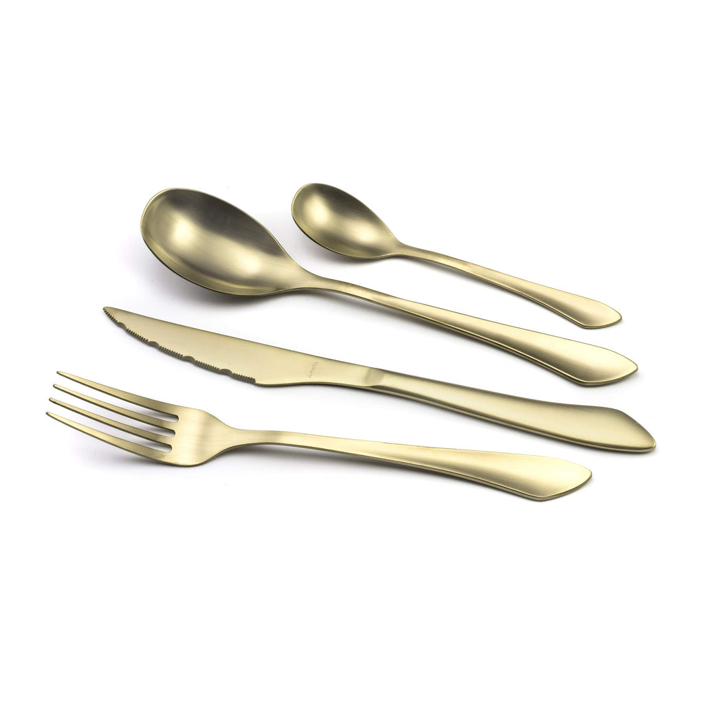 Instinct champagne cutlery set 16-piece