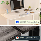 EN1 One-Piece Standing Desk 48 x 24 Inches Height Adjustable Electric Sit Stand Up Desk Home Office Desk