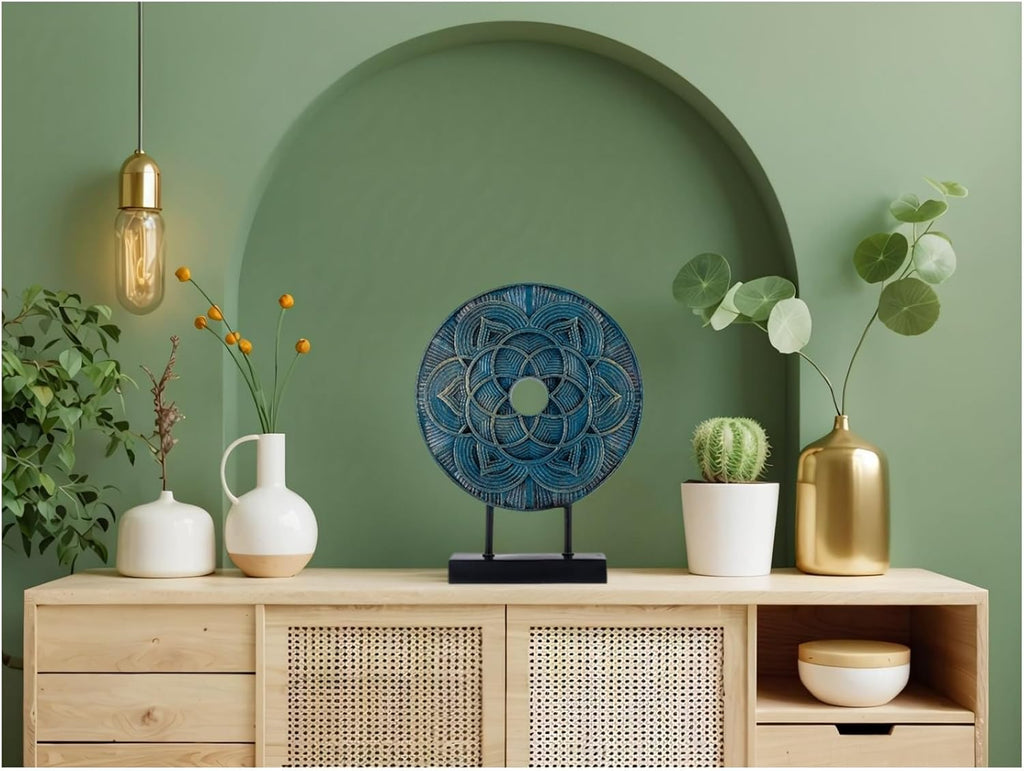 Sculpture Decorative Objects Above Cabinet Decor Kitchen Elegant Home Decor Items Accents Centrepieces, Console Table