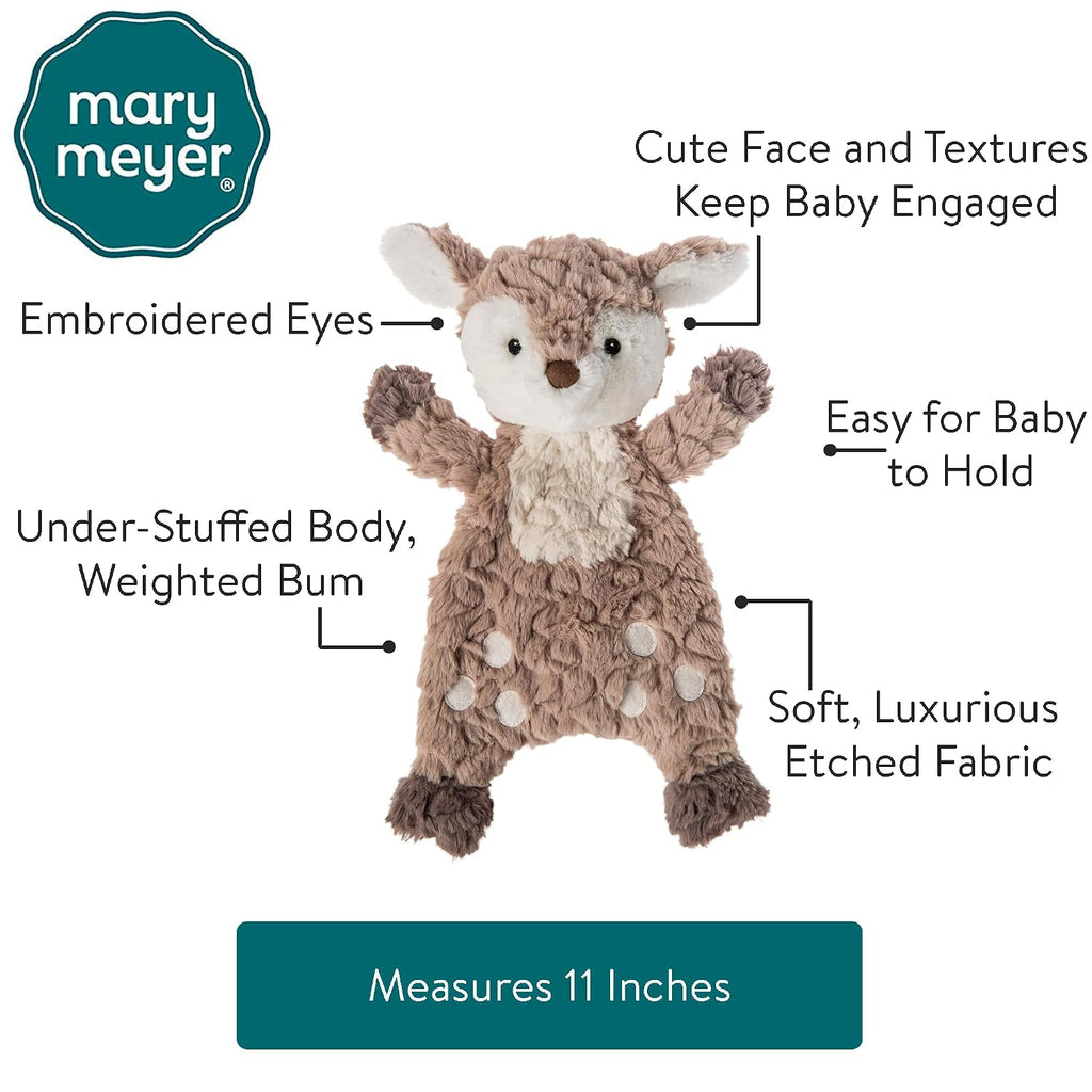 Putty Nursery Lovey Soft Toy, Inches, Fawn