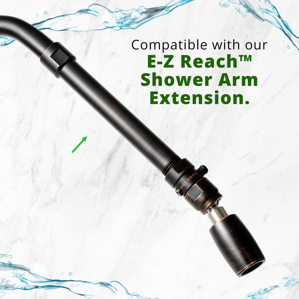 Sierra - CLASSICTM Solid Lead-Free Metal 1.5 GPM Award Winning. Ultra Low Flow Shower Head with Trickle Valve.