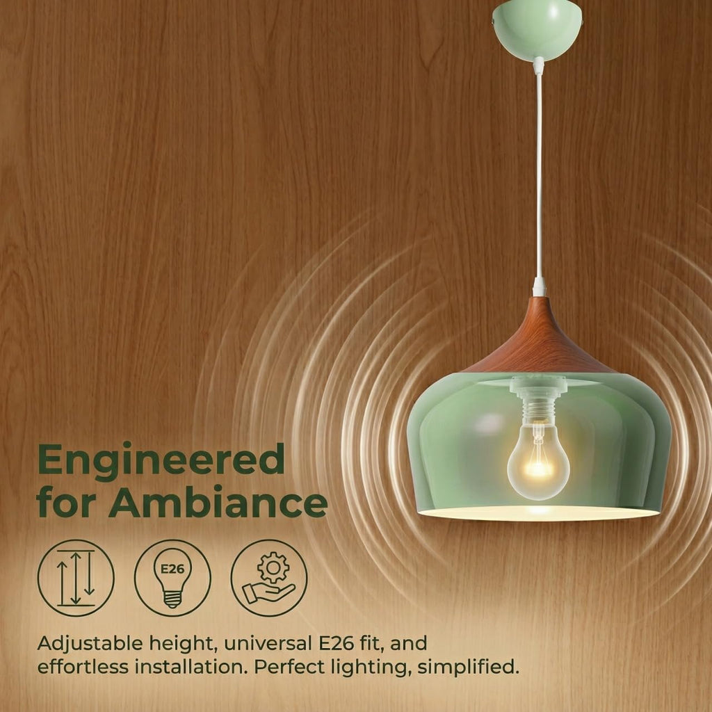 Modern Nordic Pendant Light Fixtures, Green