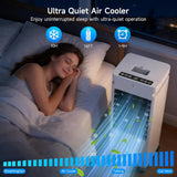 Portable Air Conditioners, 3-IN-1 Evaporative Air Cooler,Cooling Fans that Blow Cold Air with 60° Oscillation