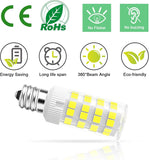 E12 LED Bulb 5W Equivalent to 40W C7 Replacement Bulbs Clear Type B Candelabra Base Daylight White 6000K Non-Dimmable