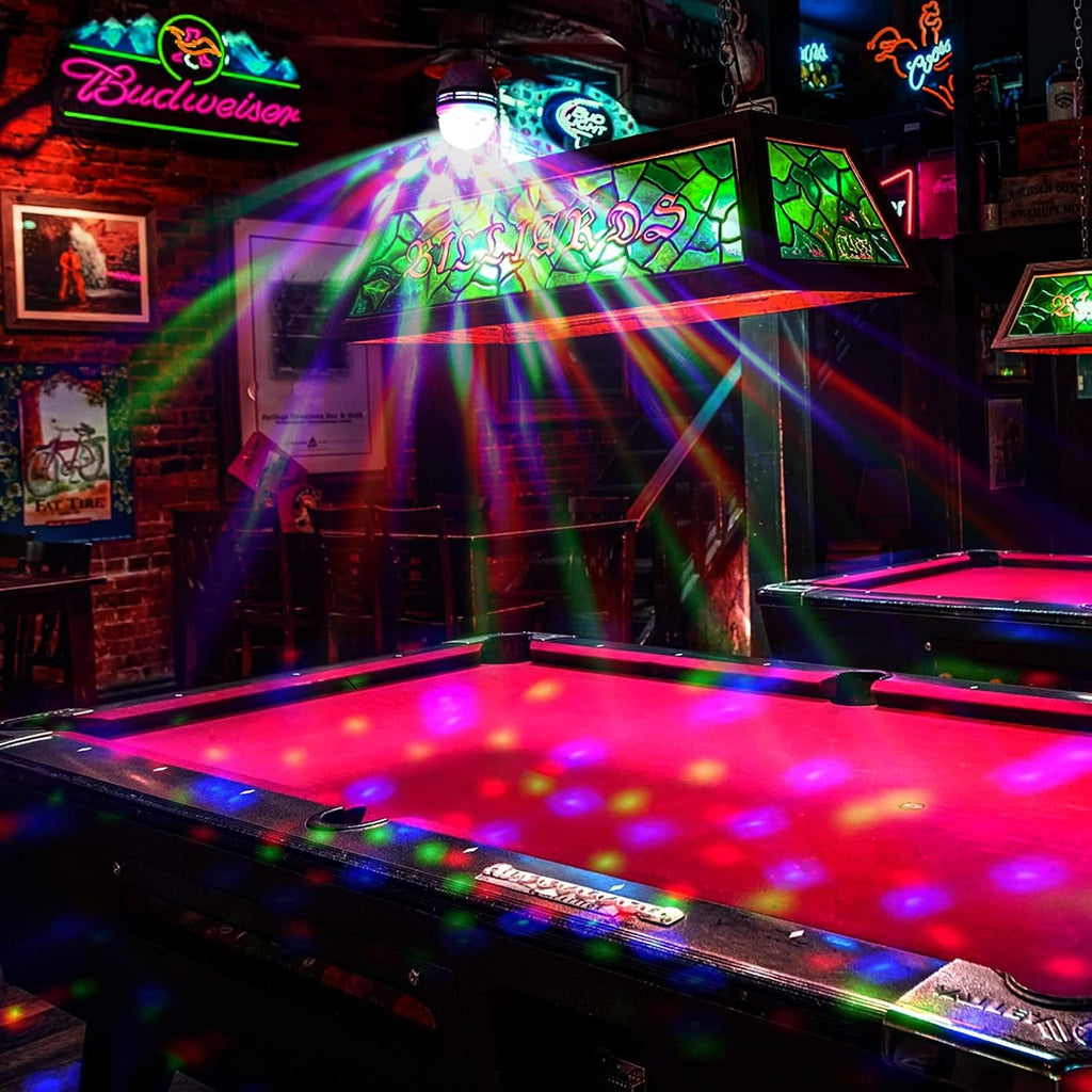 Disco Light Bulbs Rotating for Parties