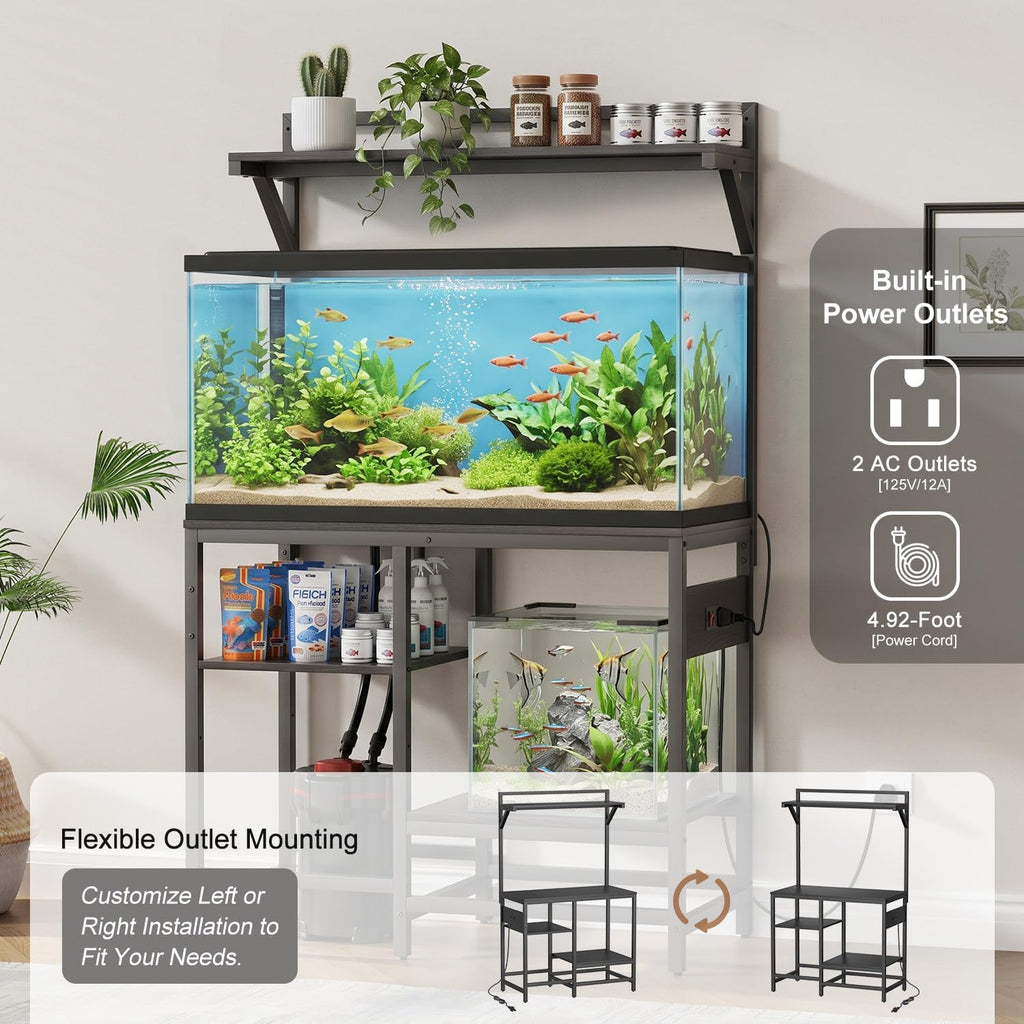 40 Gallon Fish Tank Stand for Standard & Breeder Tanks