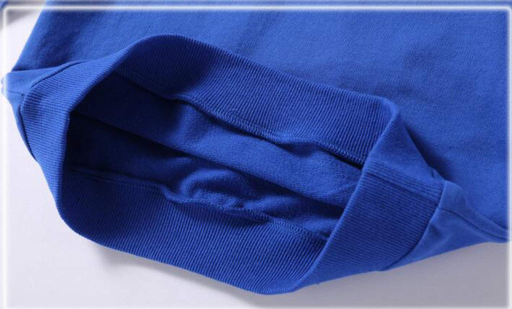 Unisex Kids Solid Cotton Thin Pullover Sweatshirt T-shirt Toddler Baby Crewneck Long Sleeve Tshirts Tops Blouse Royal