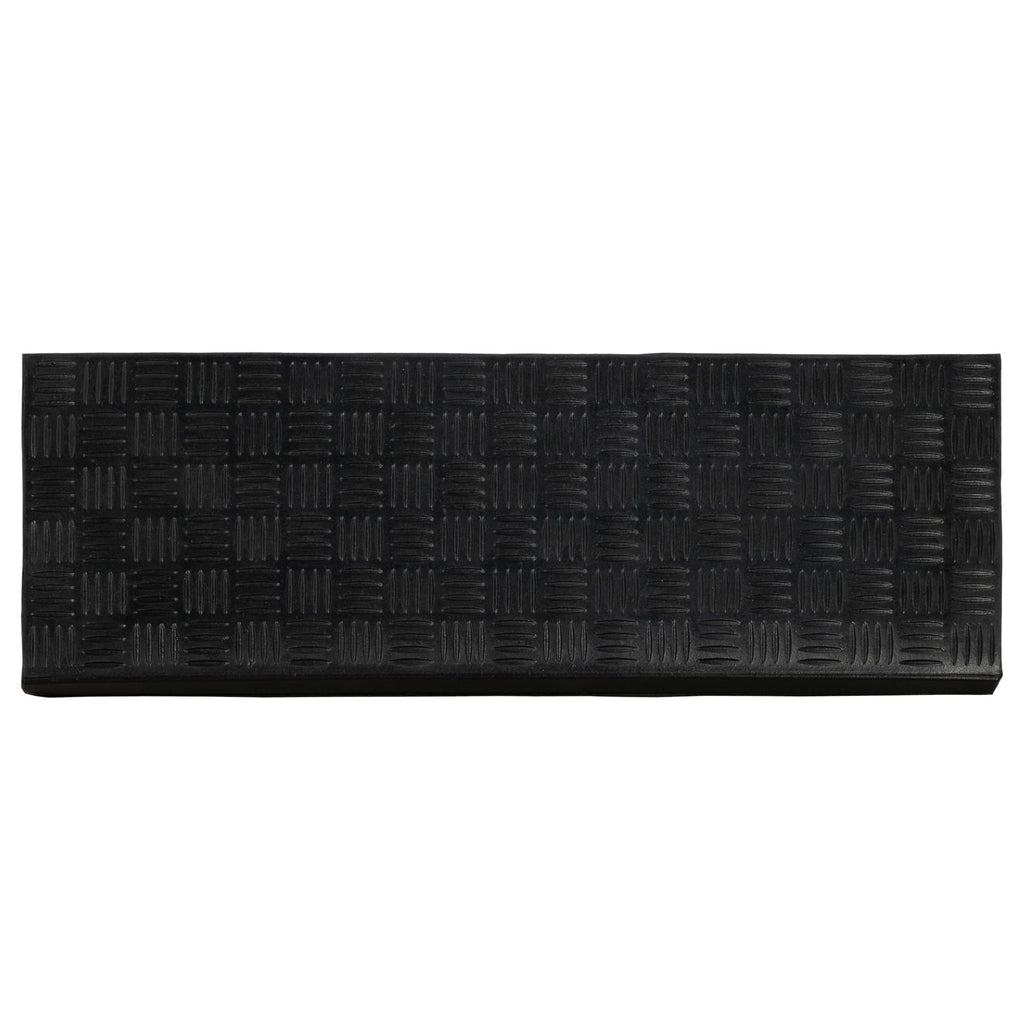Bullnose Outdoor - Ribbed Heavy-Duty Non-Slip Stair Mats - Best Grip on Concrete, Brick & Textured Step - Fastening