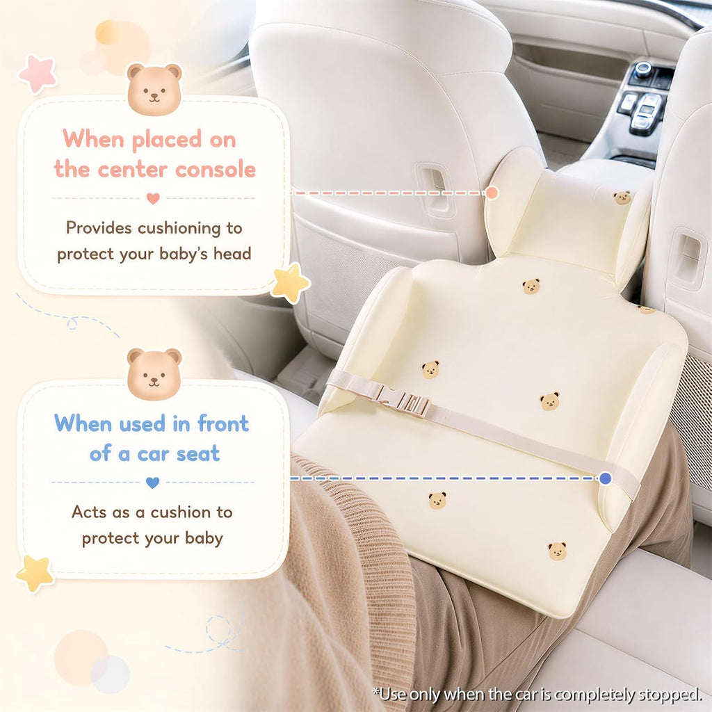 Portable Baby Smart Changing Pad for Car, Cute Bear Travel Diaper Changer