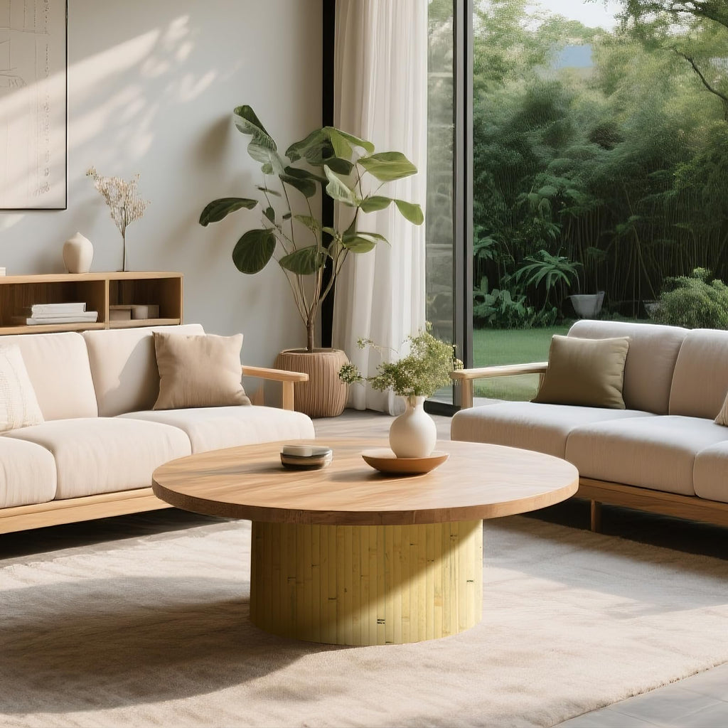 Natural Bamboo Wall Panel, 12 x 96 Inch, Natural