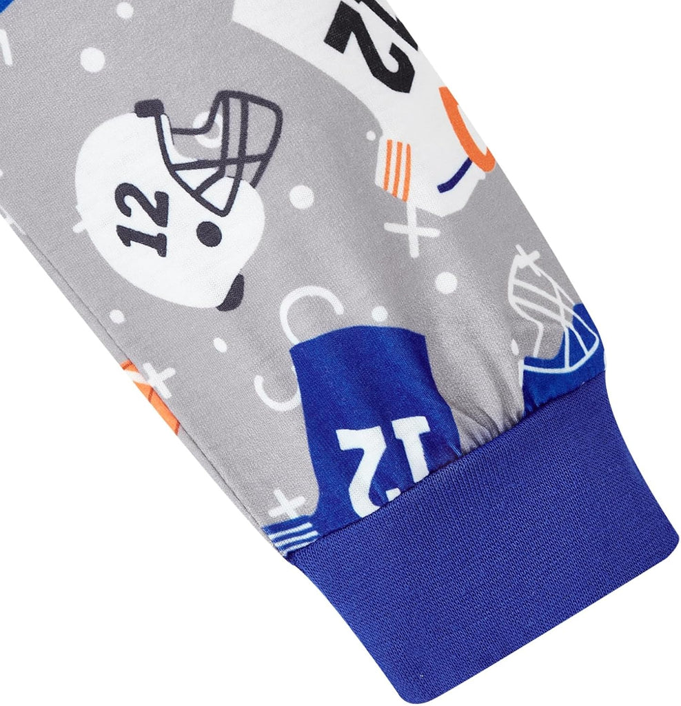 Boys 100% Cotton Pajamas for Kids 2 Piece Long Sleeve PJs Space Sleepwear for Toddler