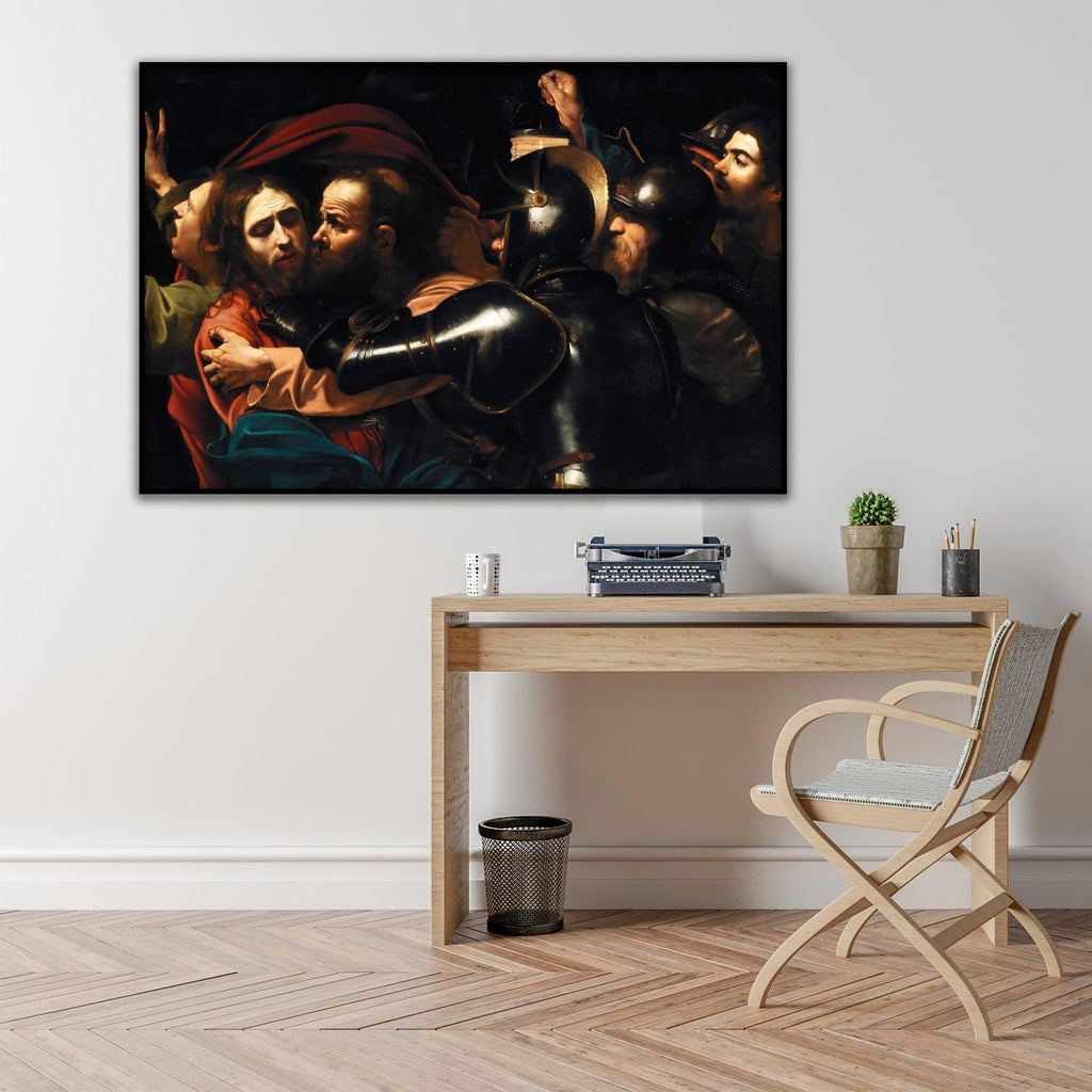 Caravaggio Poster - Christ Posters - Church Canvas Wall Decor - World Famous Oil Painting Reproduction - Cool Home