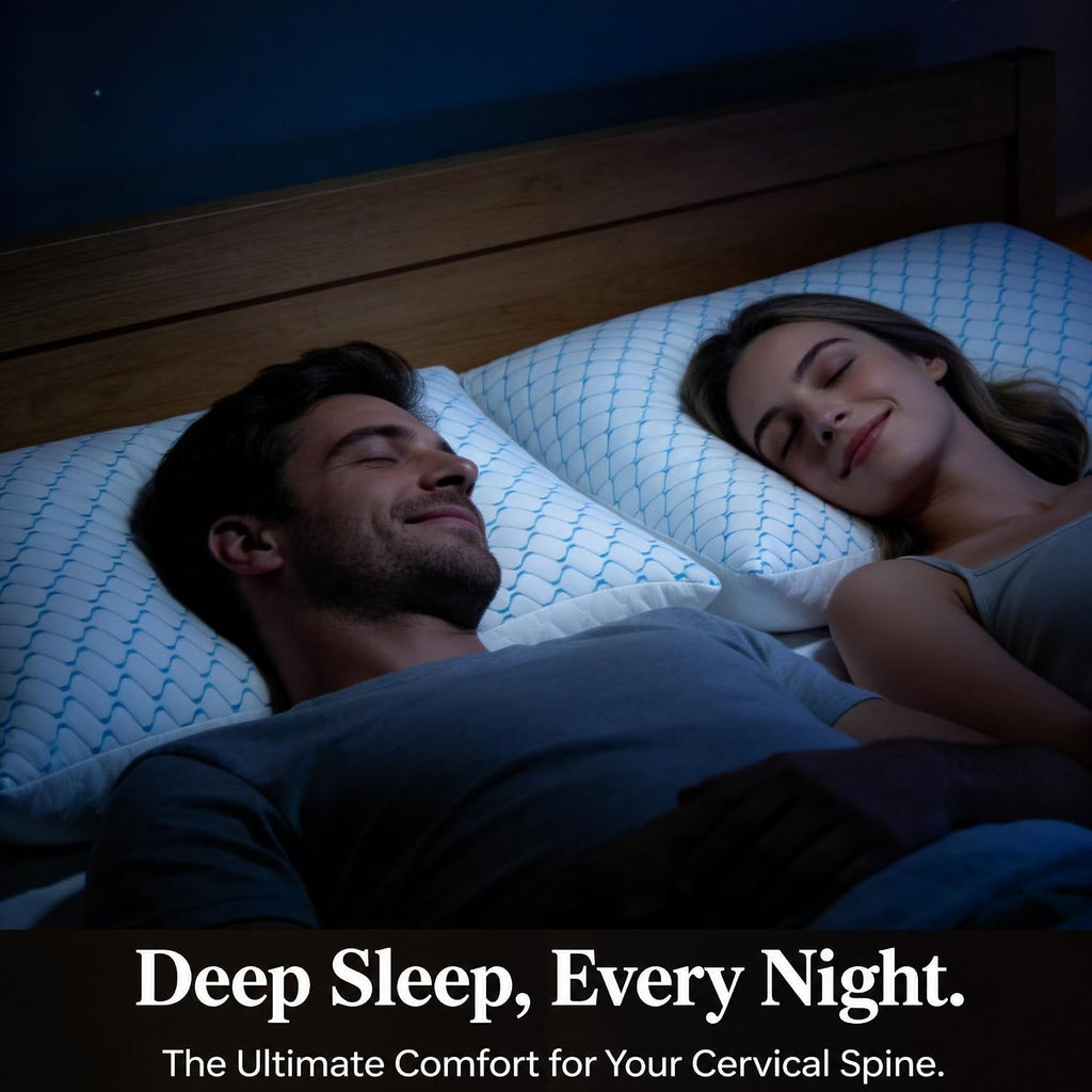 Memory Foam Pillows King Size Set of 2,Cooling Pillow for Side Sleepers | Adjustable Firm Pillow,Breathable Washable