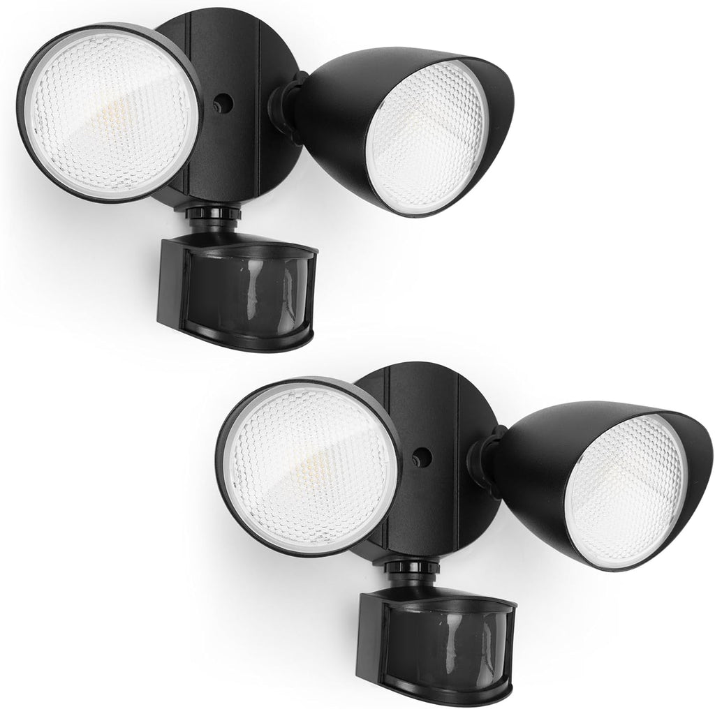 2 Pack 32W 3500 Lumen LED Security Lights Motion Sensor Light Outdoor, 5000K Daylight, IP65 Waterproof, Dusk to Dawn