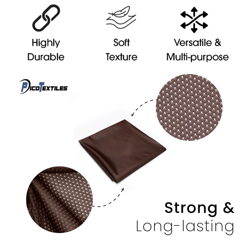 Textiles 3 Yard Bolt Brown Micro Mesh Athletic Jersey Fabric