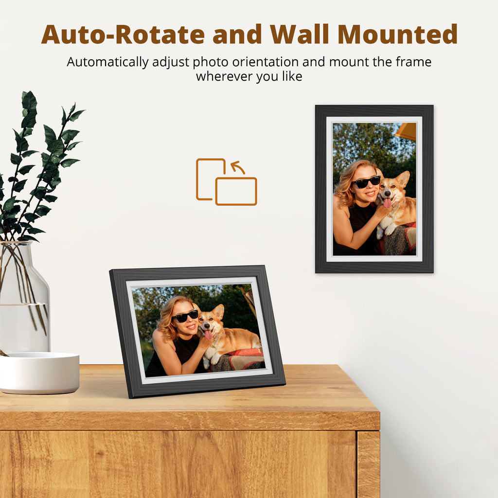 Digital Picture Frame WiFi 10 inch Touch Screen