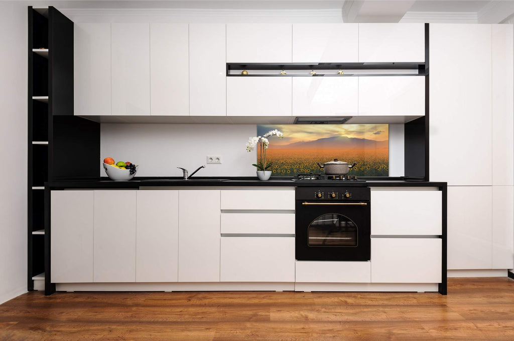 Stylish glass backsplash - Photo glass upstand Art Series BBS03C: