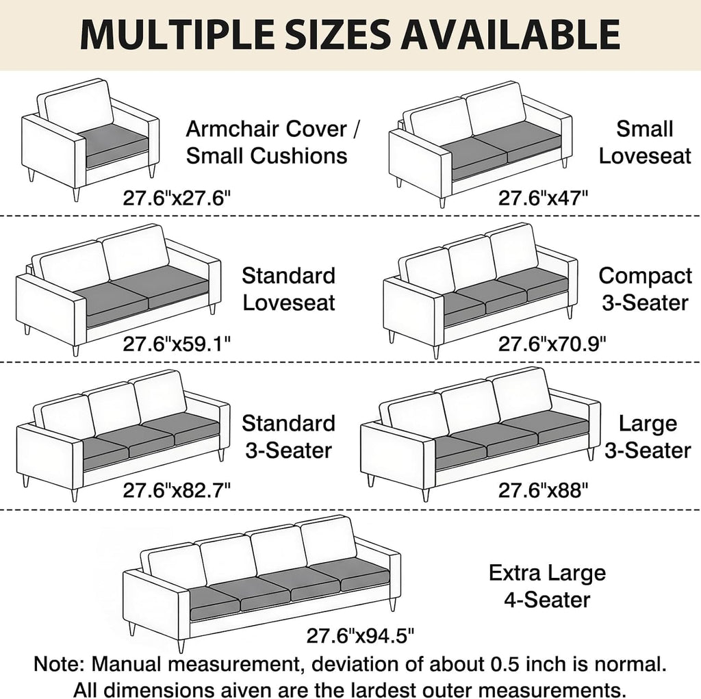 Waterproof Flannel Dog Couch Cover, 27.6" x 59", White